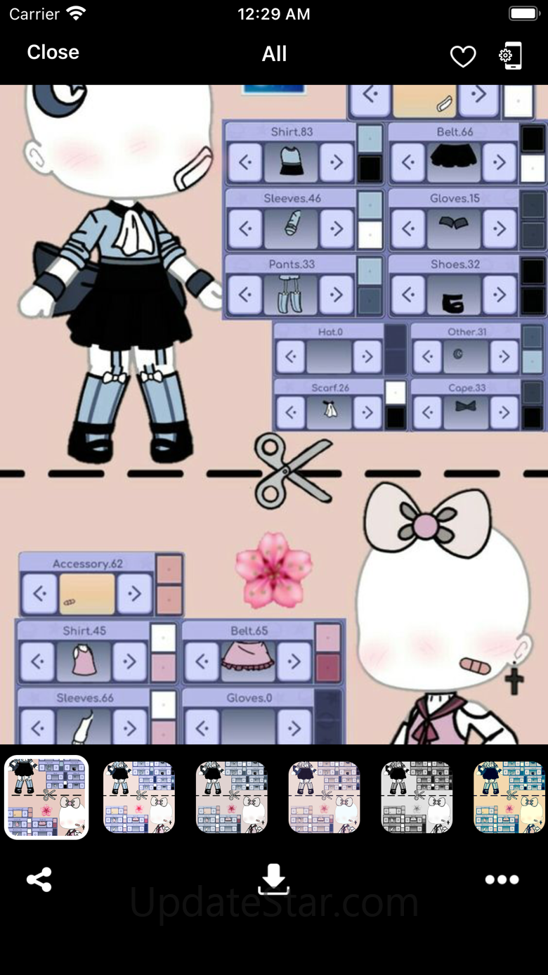 GL Outfit Ideas for GACHA 1.2