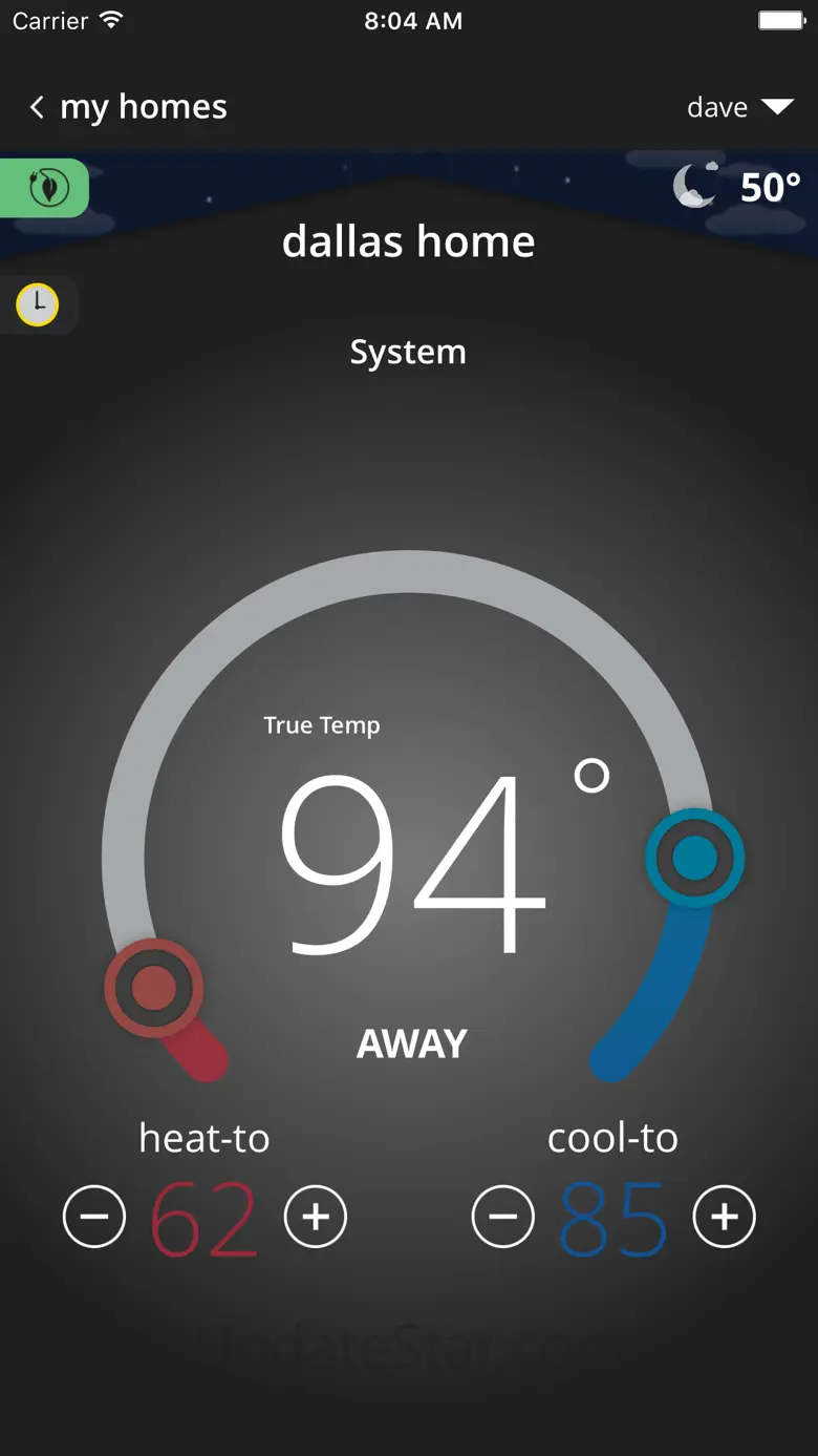 Comfort Sync® Thermostat 1.10.004