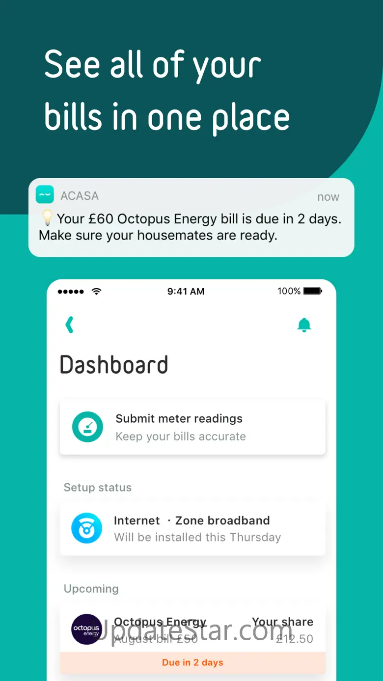 acasa - set-up & split bills v4.0.3