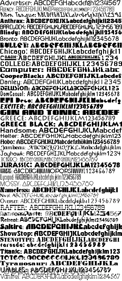 Headline Fonts 5.0