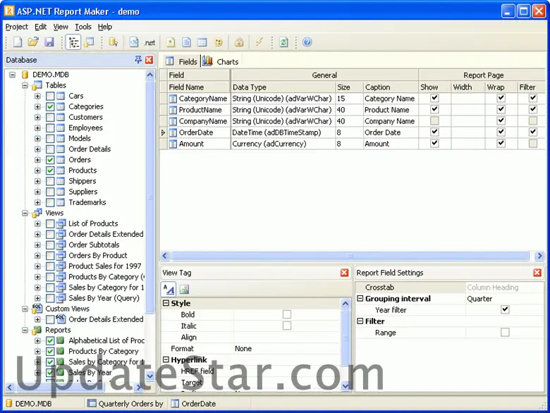 ASP.NET Report Maker 12.0.1