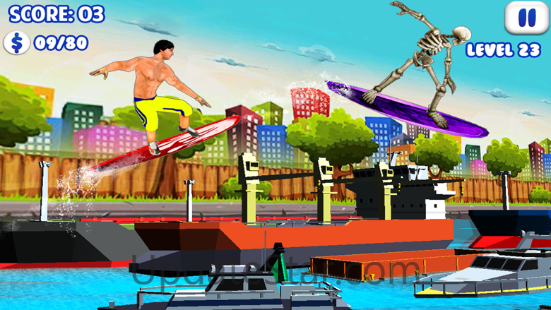 Flip Surfing Diving Stunt Race 4.1