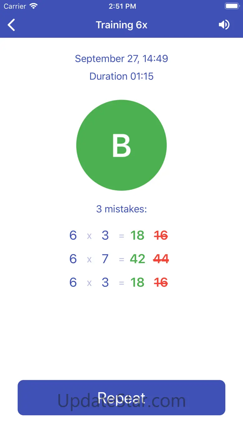 Multiplication Table. Trainer 3.2