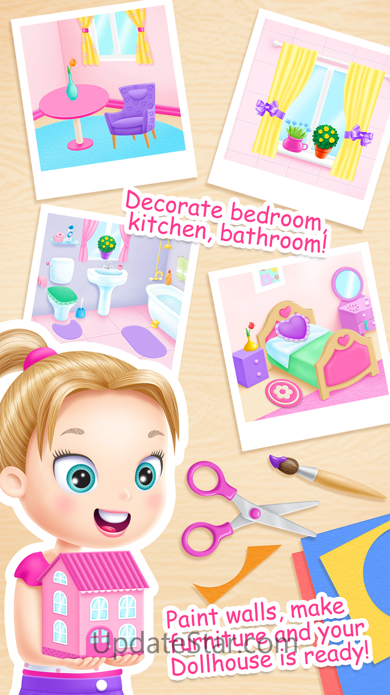 Doll House Cleanup & Decoration - Bedroom, Kitchen & Bath Designer 1.0.6