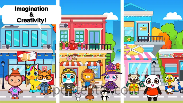 Main Street Pets Village Town 2.8