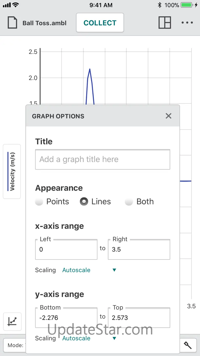 Vernier Graphical Analysis