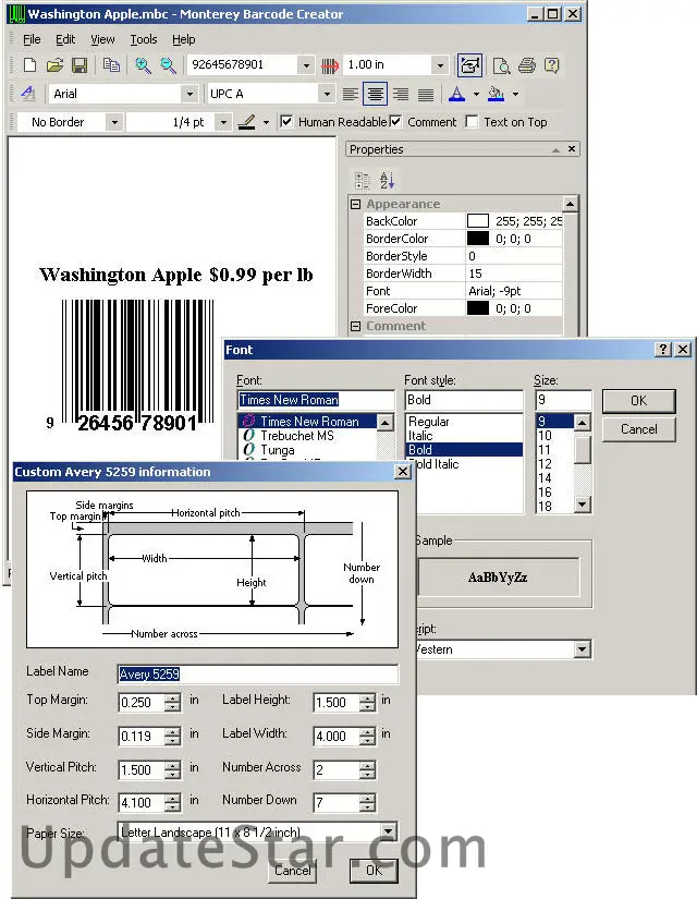 Barcode Generator Software 9.2