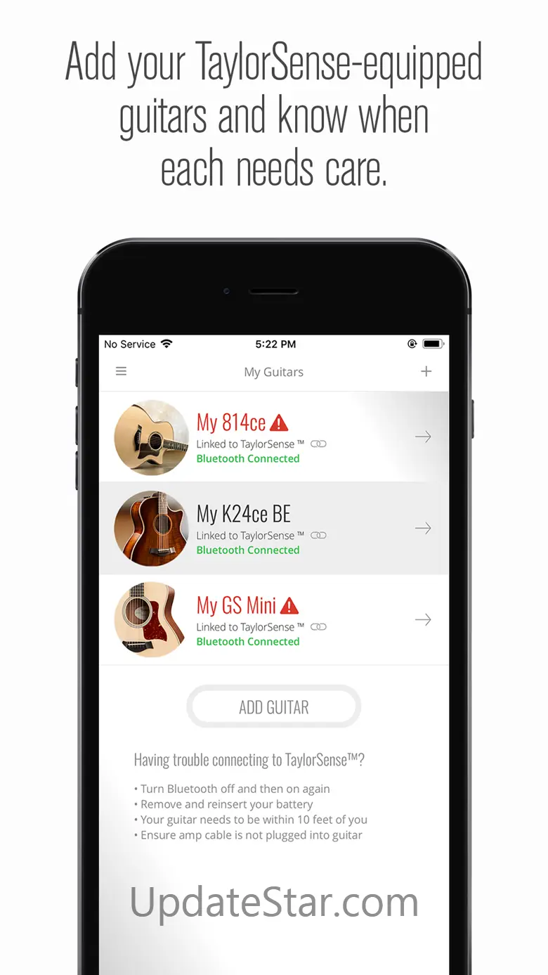 Taylor Guitars TaylorSense App 1.6.3