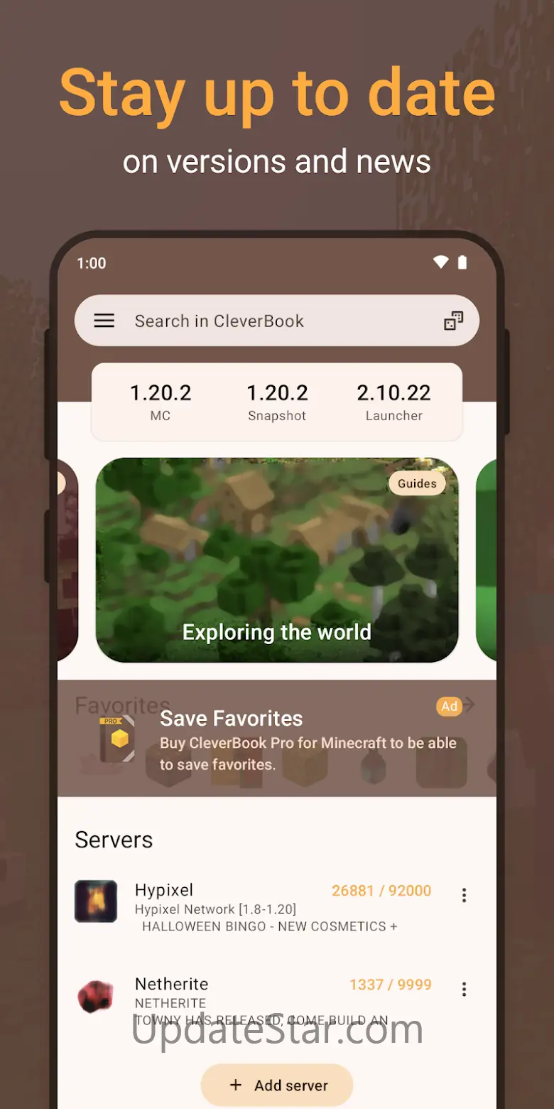 CleverBook for MC 4.4