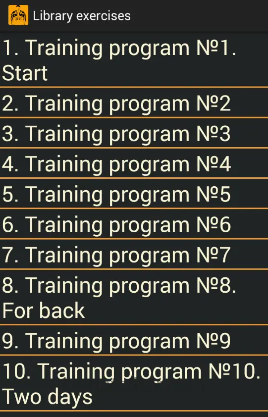 Exercises for gym 1.8.1