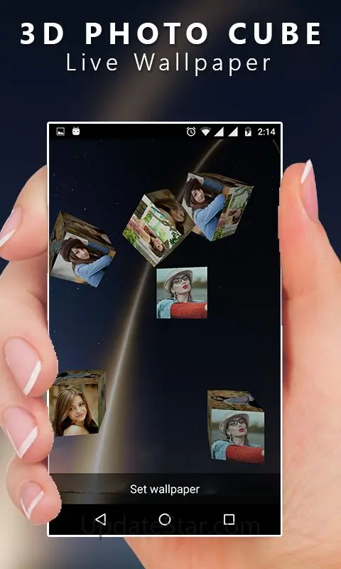 3D Cube Live Wallpaper 1.44