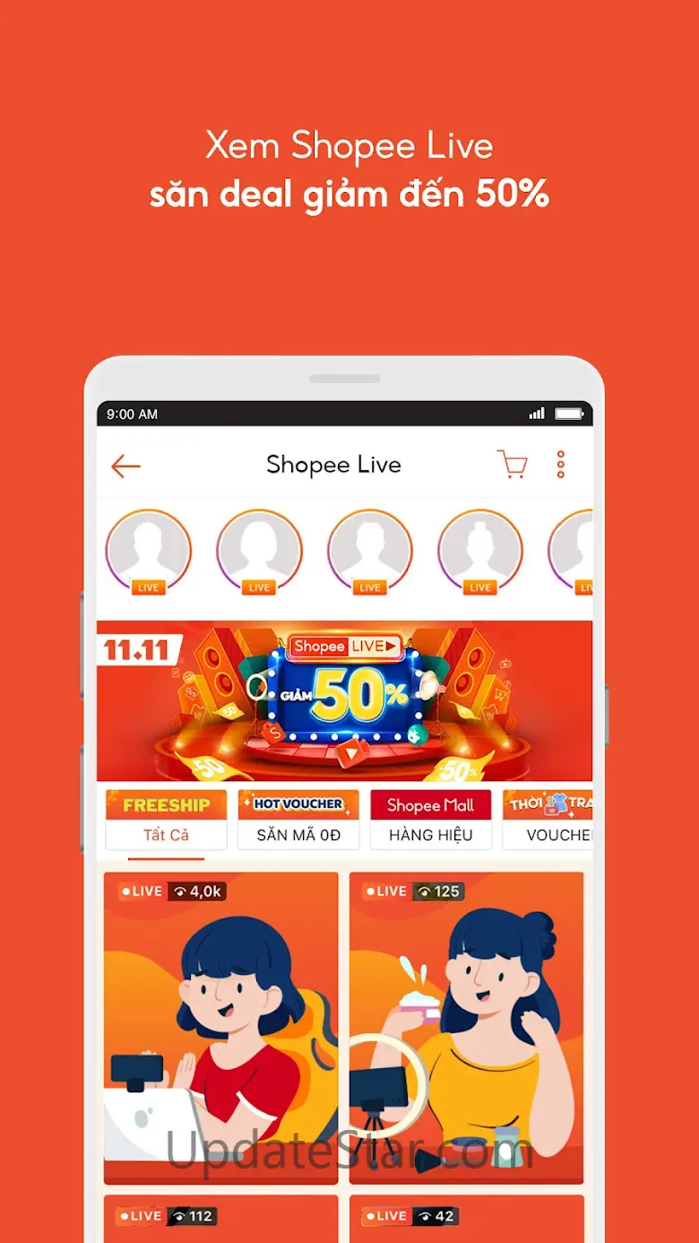 11.11 Shopee Live 3.12.11