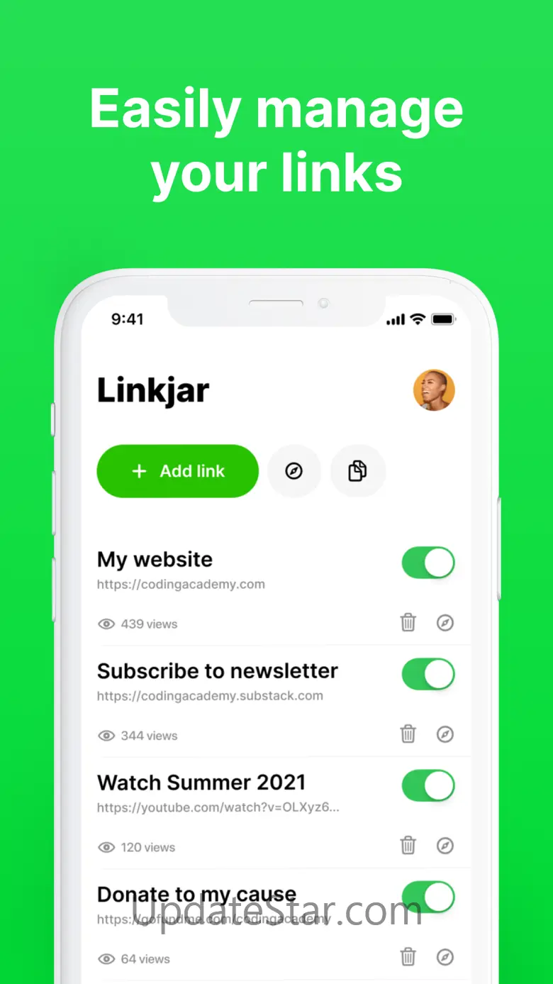 Linkjar: Link in bio 1.8