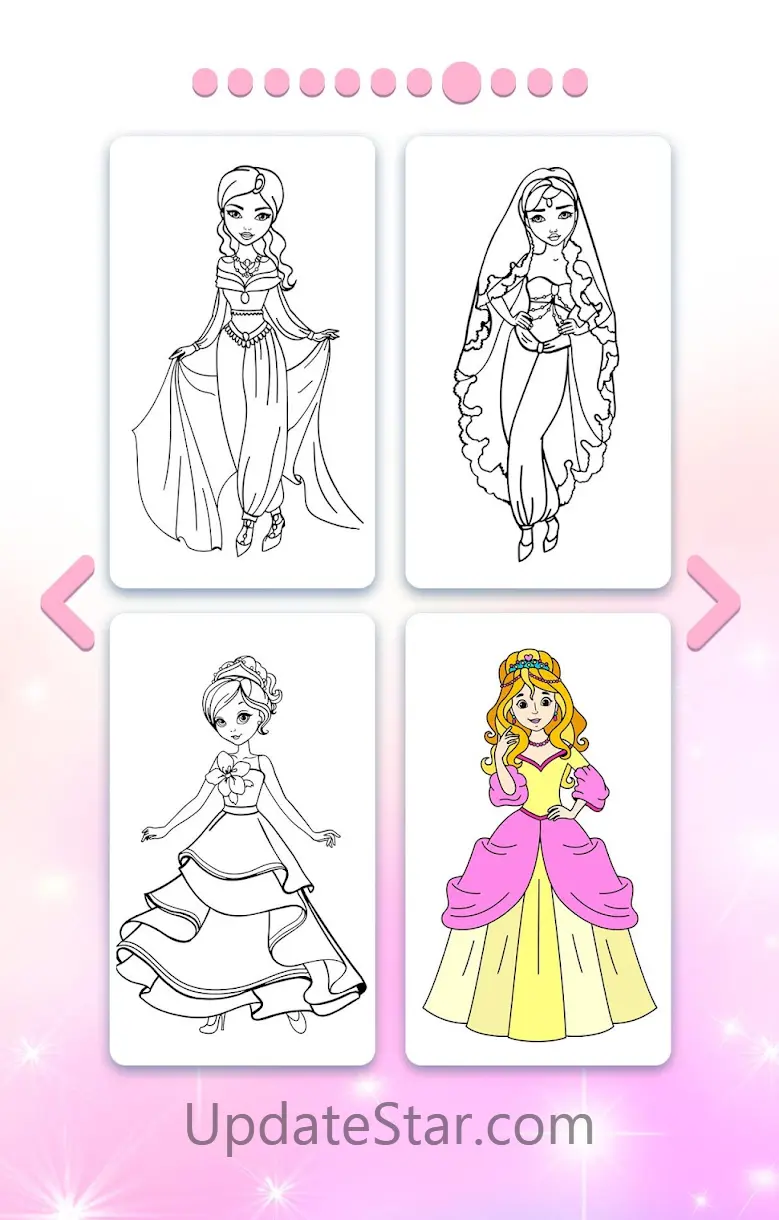 Princess Coloring by Number 1.8.3.4