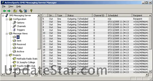 ActiveXperts SMS Messaging Server 4.1