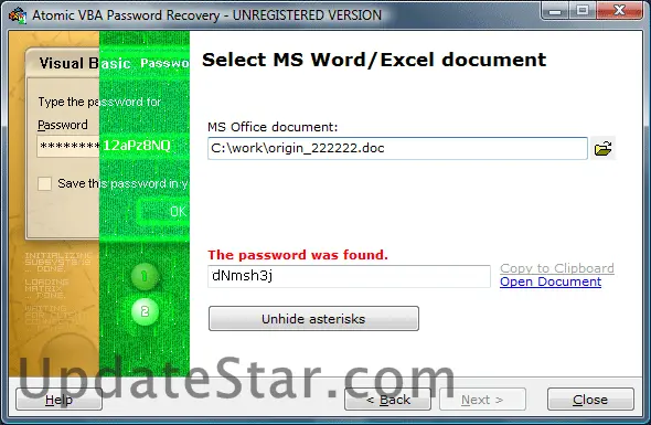 Atomic VBA Password Recovery 4.0
