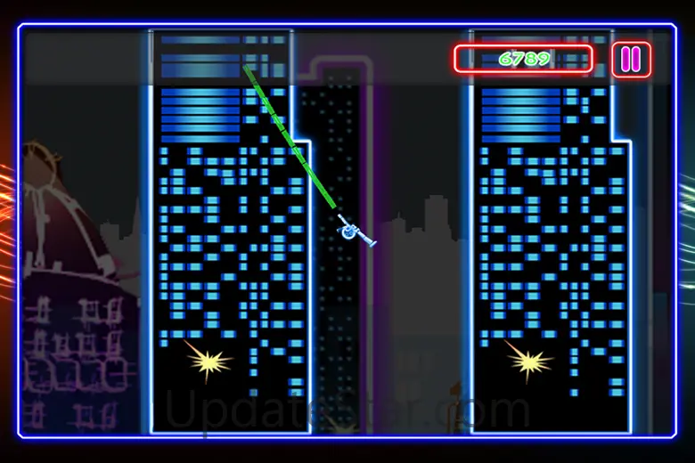 Neon City Swing-ing: Super-fly Glow-ing Rag-Doll with a Rope 1.6