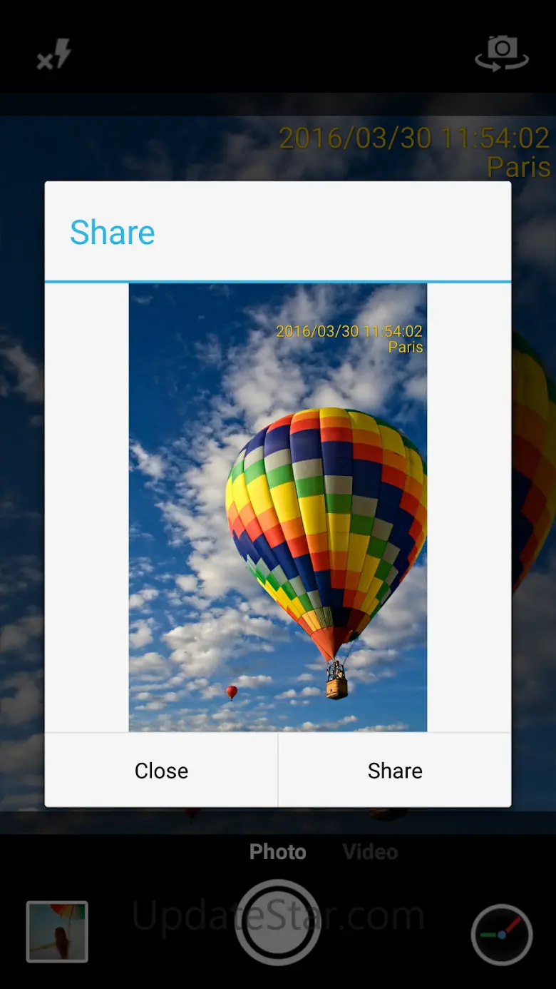 In Timestamp Camera 1.121