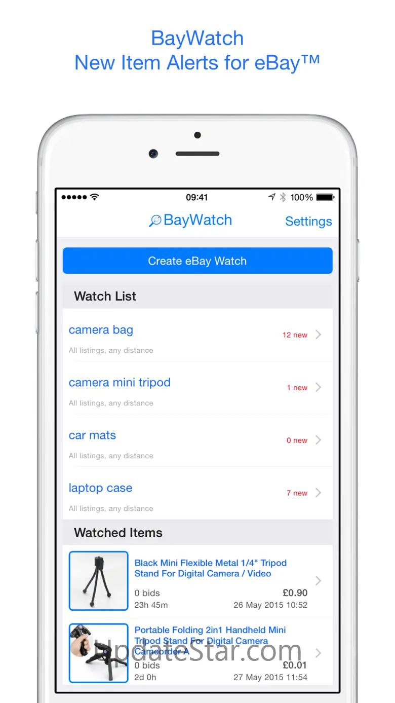 BayWatch - Alerts for eBay 2.22.0
