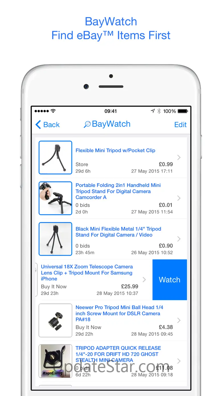 BayWatch - Alerts for eBay 2.22.0