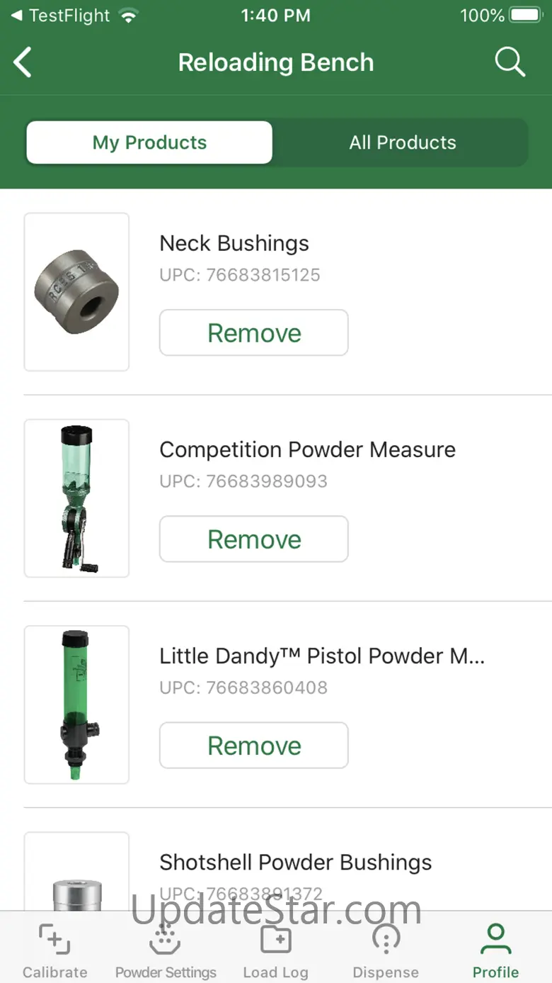 RCBS Reloading App 1.07