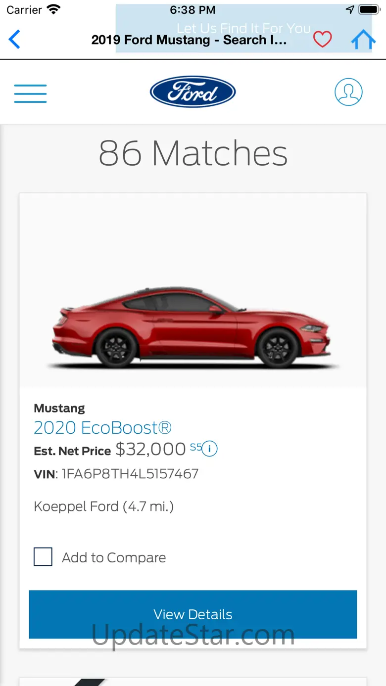 Ford Mustang 6.2.0