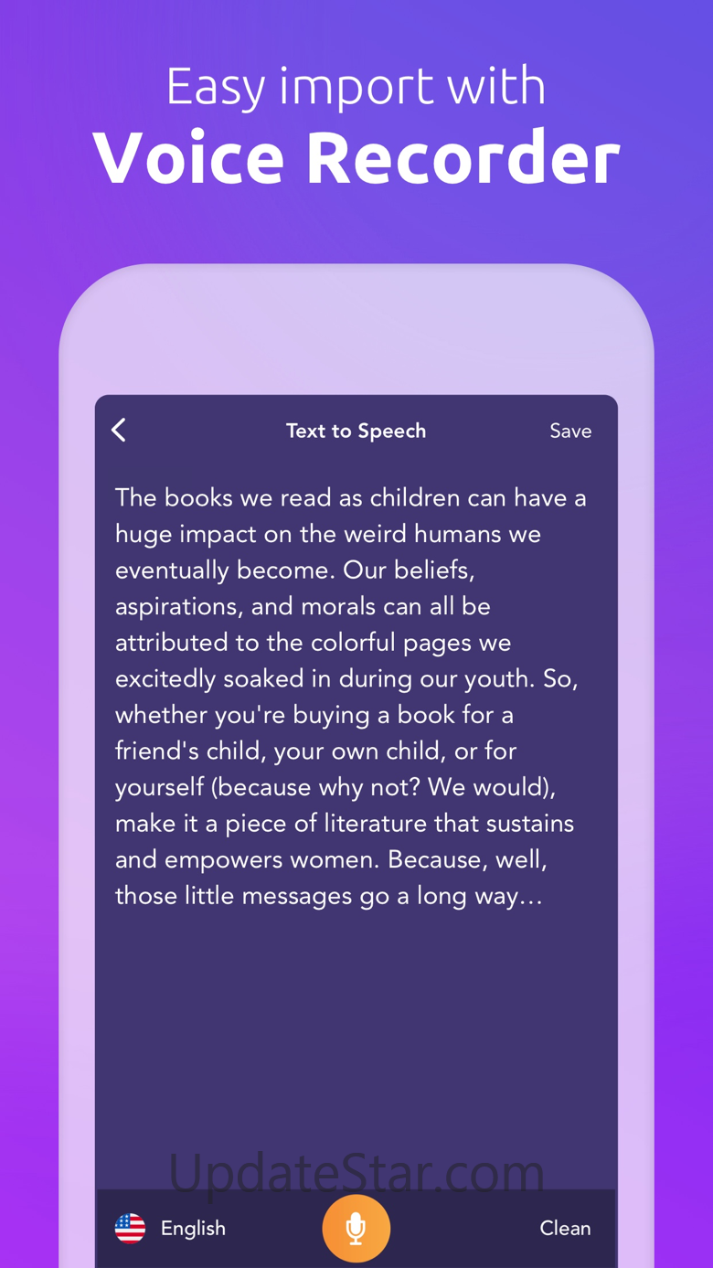 Text To Speech: Natural Voices 2.7.5