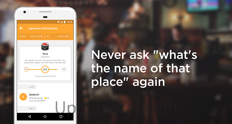 Foursquare Swarm: Check In 6.10.70