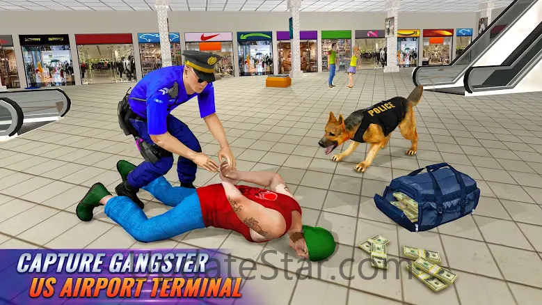 Police Dog Airport Crime Chase 3.8
