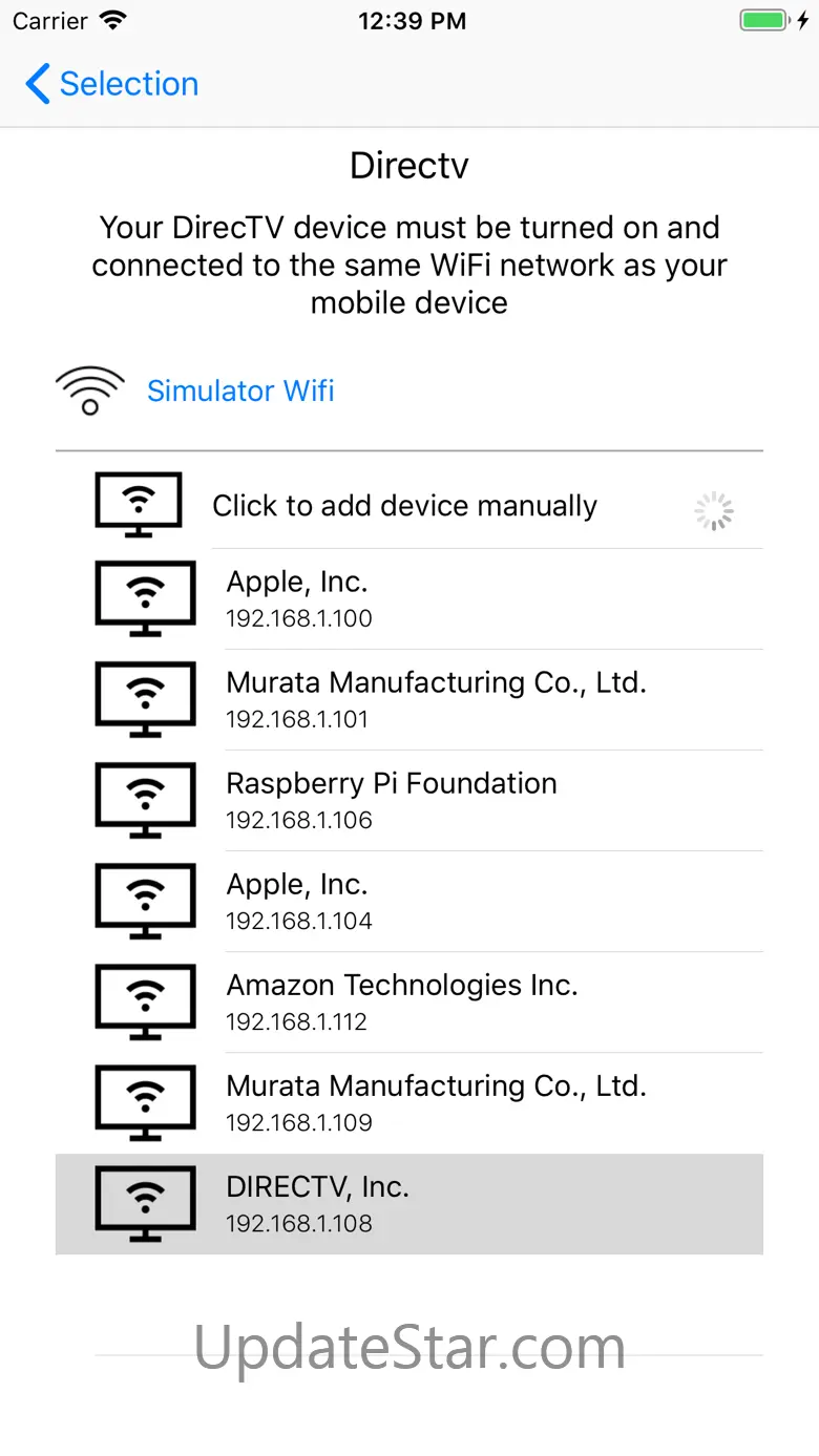 Remote control for DirecTV 1.83