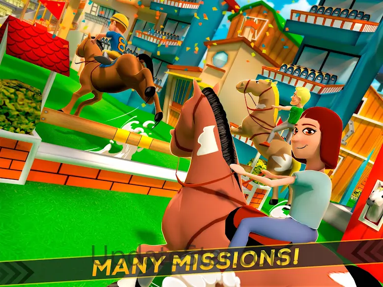 Cartoon Horse Riding: Run Race 3.3.5