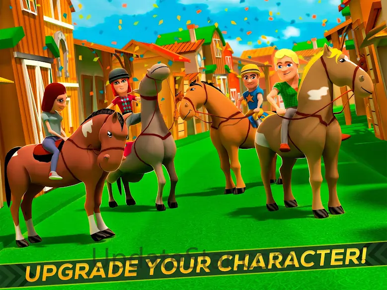 Cartoon Horse Riding: Run Race 3.3.5