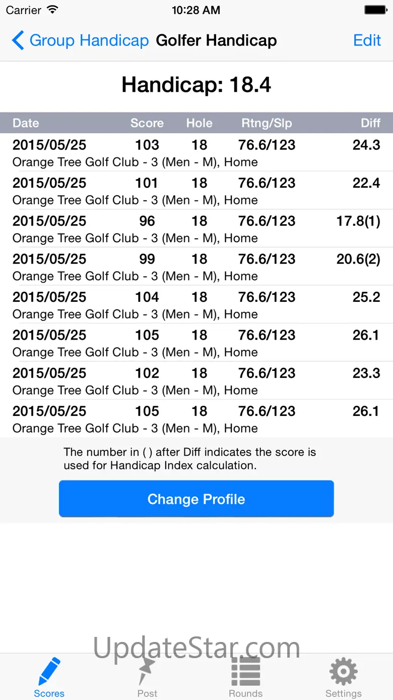 Golf Handicap Group & League 5.8