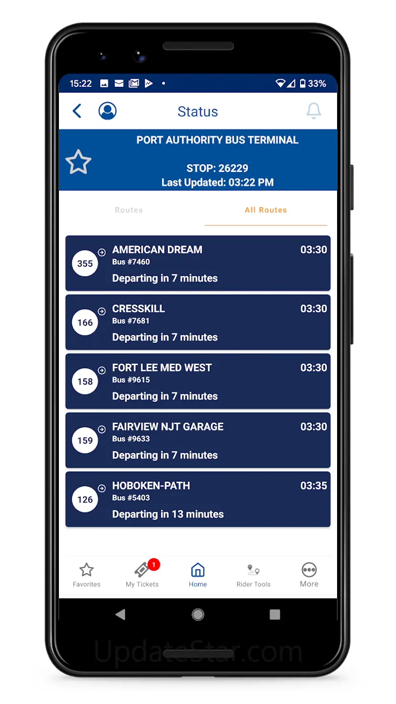 NJ TRANSIT Mobile App 2024.1.5i
