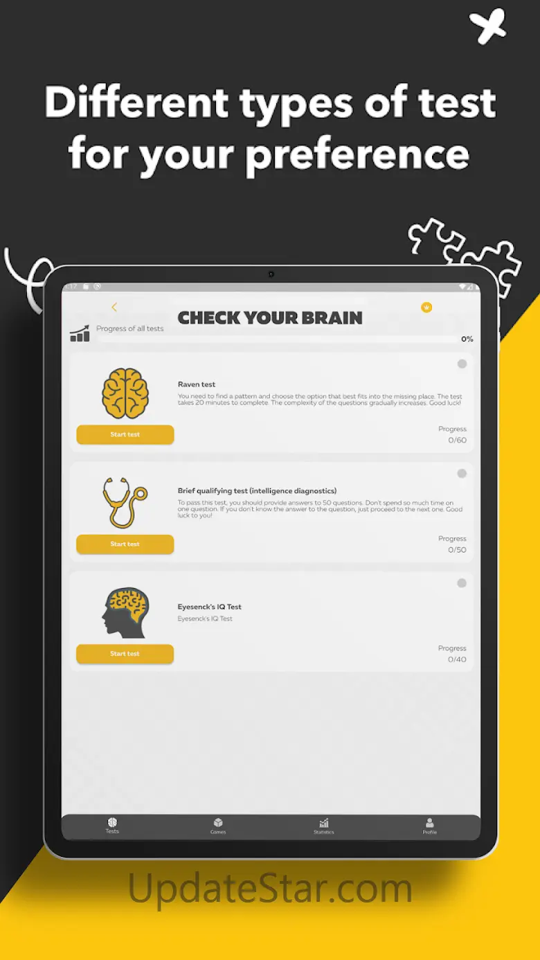 Brain test - psy and iq test 3.6.3