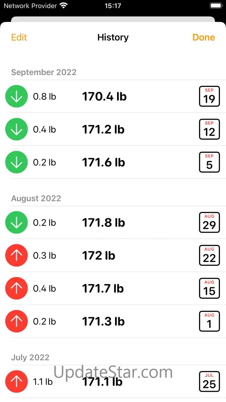 Weigh In: Weight Tracker 2.1.1