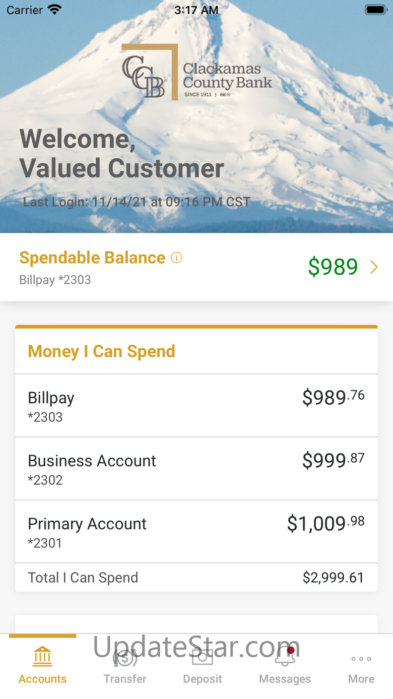 Clackamas County Bank 7.71.2.14116