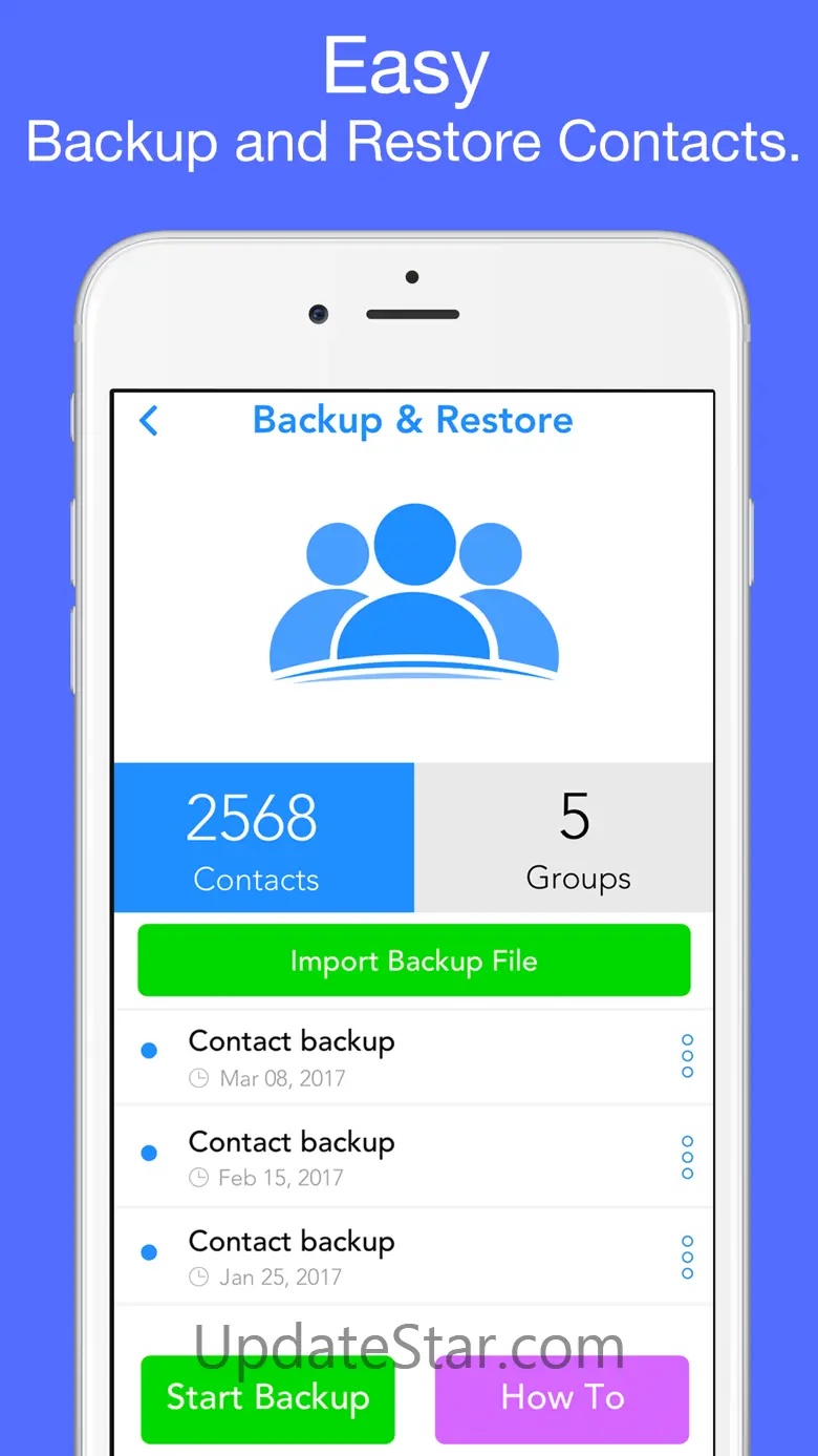 Contacts Backup - Restore 3.0