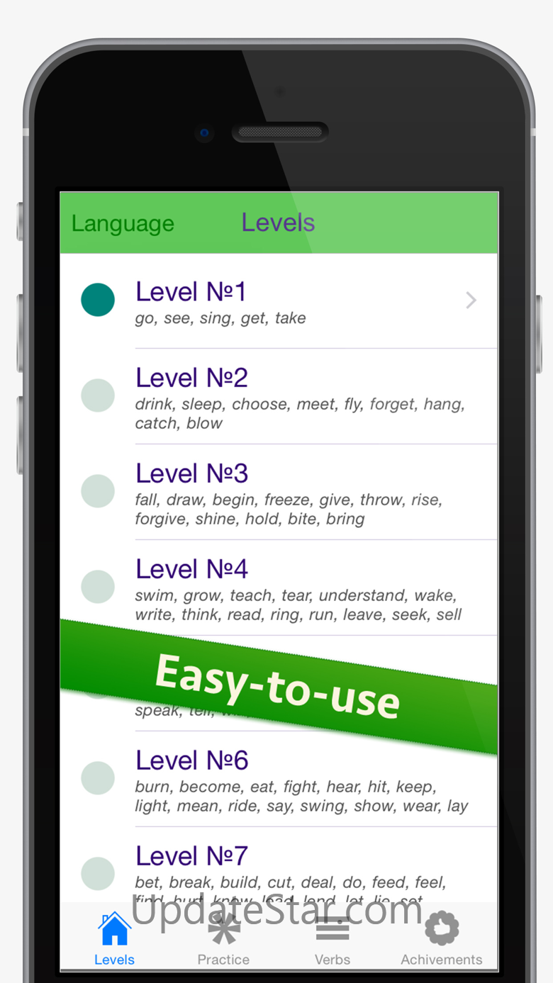 English Irregular Verbs game - the fast and easy way to learn verbs 1.1