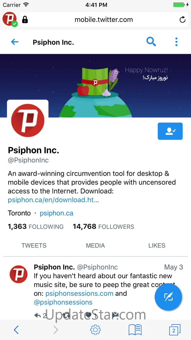 Psiphon Browser 1.1.12