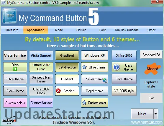 My Command Button ActiveX 5.16