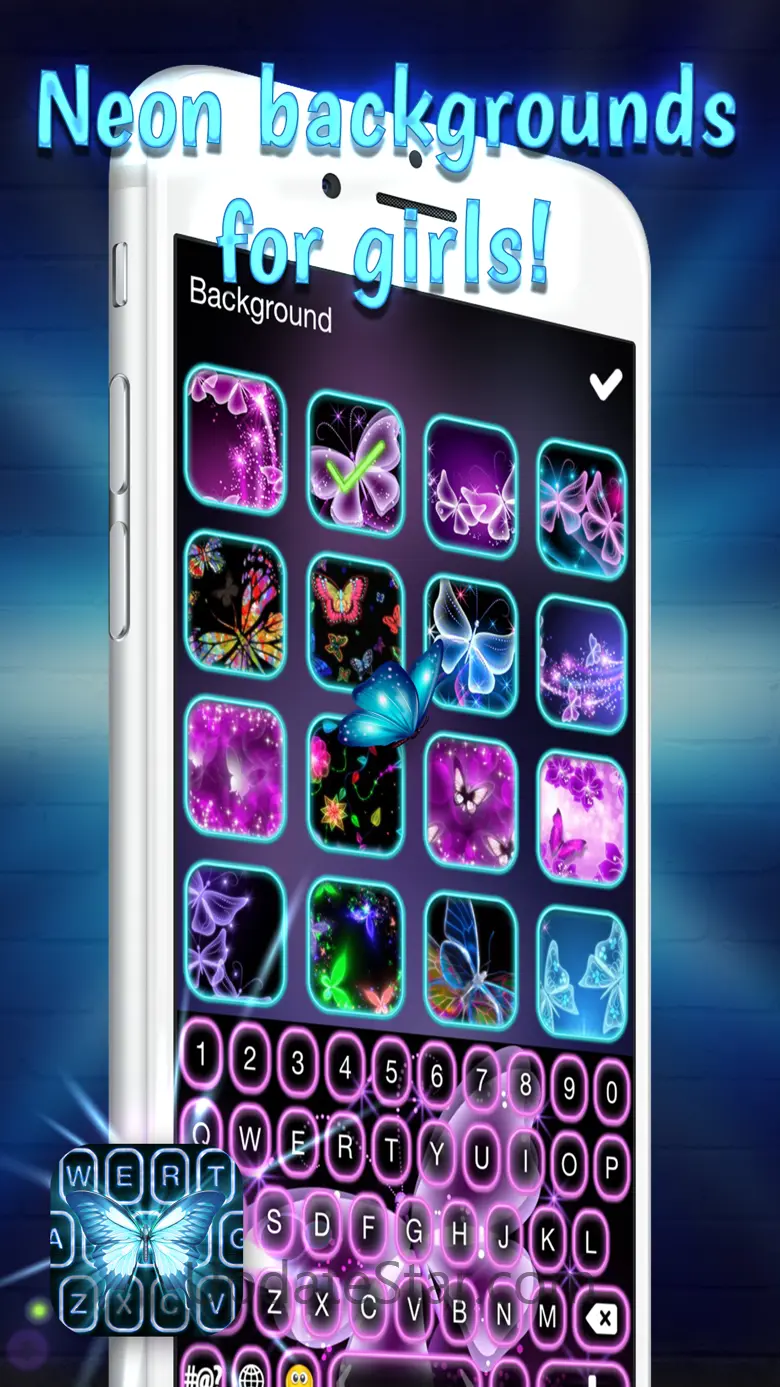 Neon Butterfly Keyboard 1.0