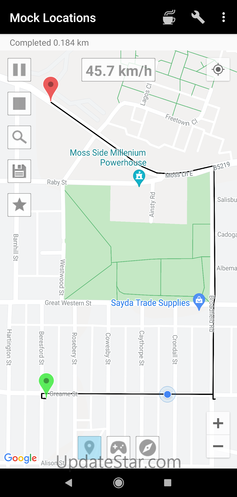 Mock Locations (fake GPS path) 1.98
