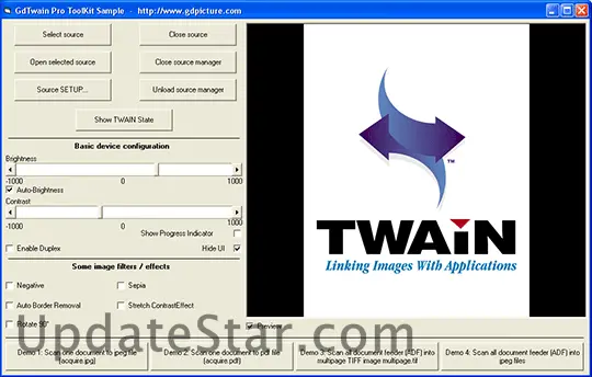 GdTwain Pro SDK Twain ActiveX  Control 14.0.33