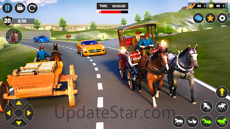 Horse Cart Transport Taxi Game 1.27