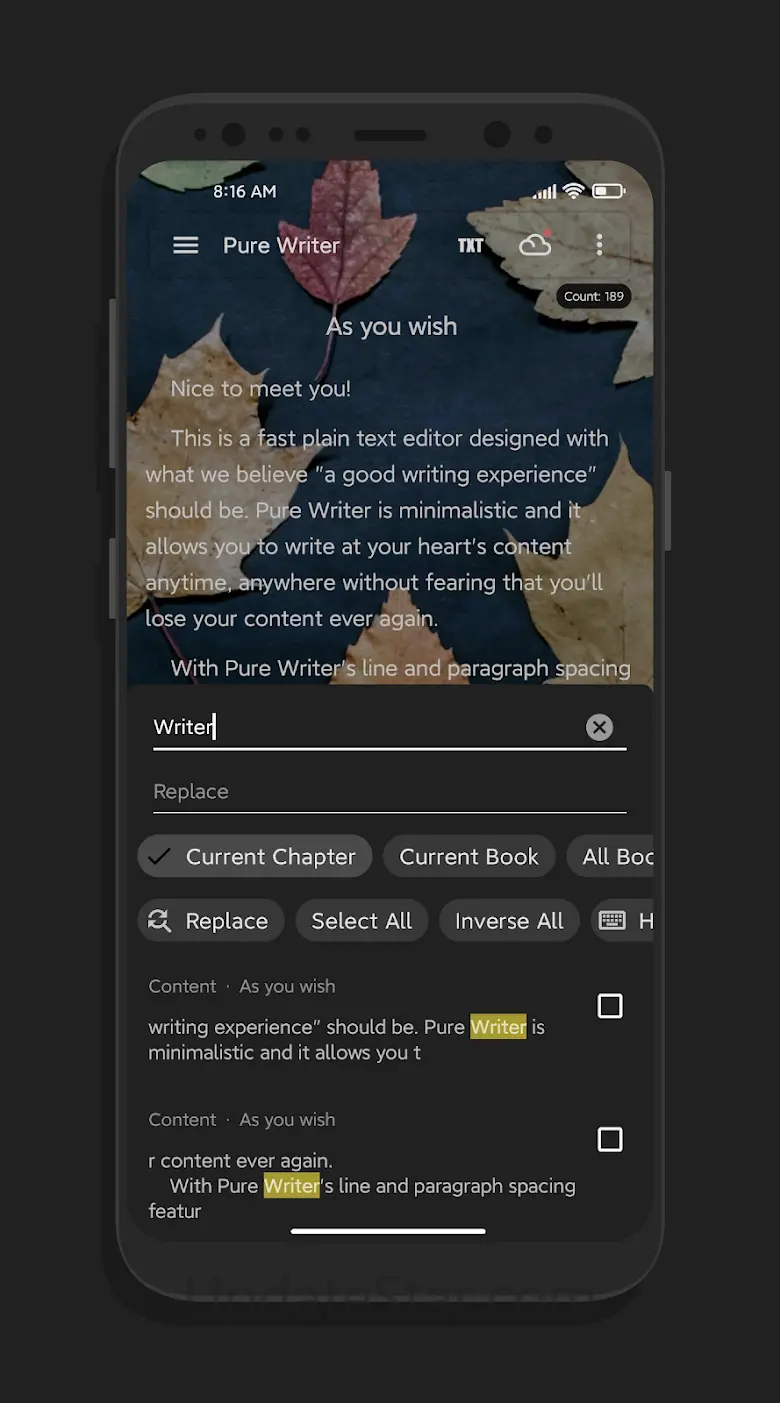 Pure Writer - Writing & Notes 26.1.8