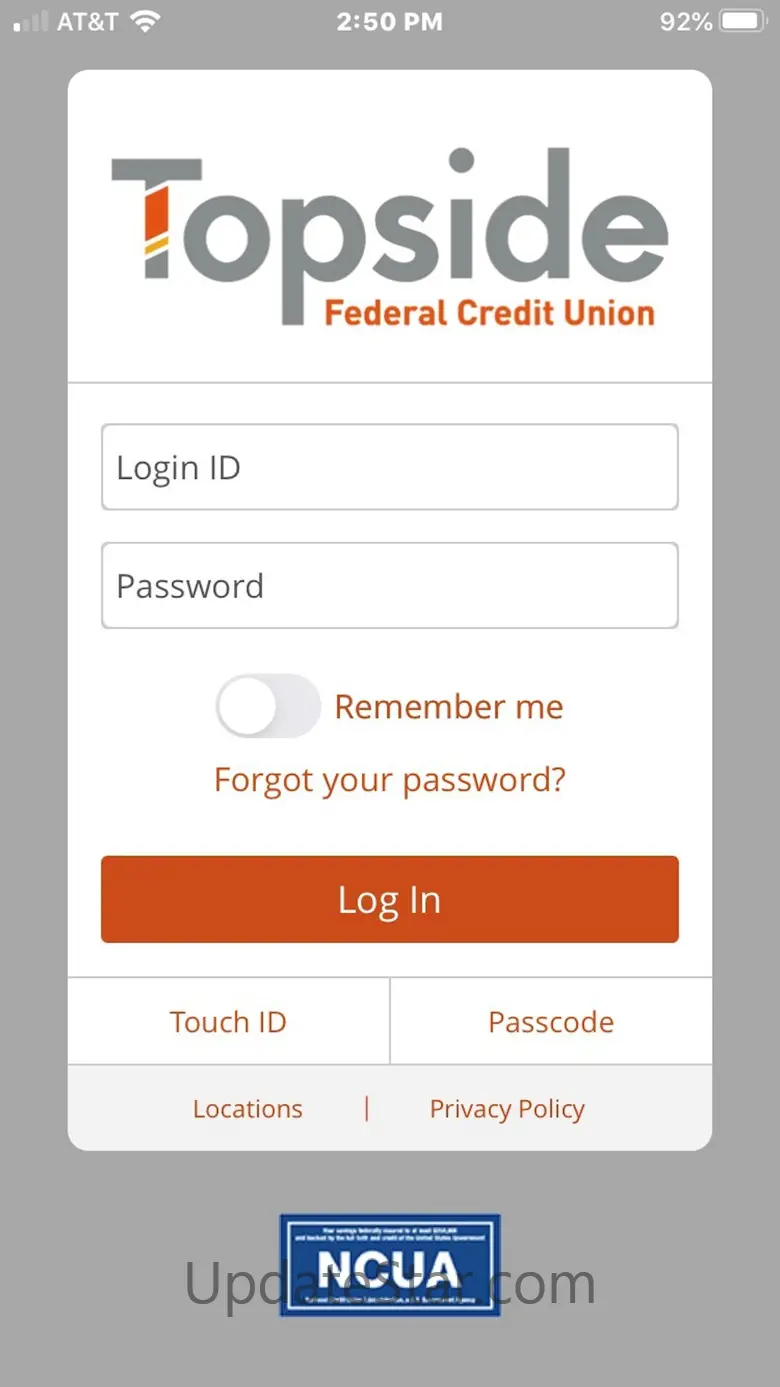 Topside Federal Credit Union 12.1.5904