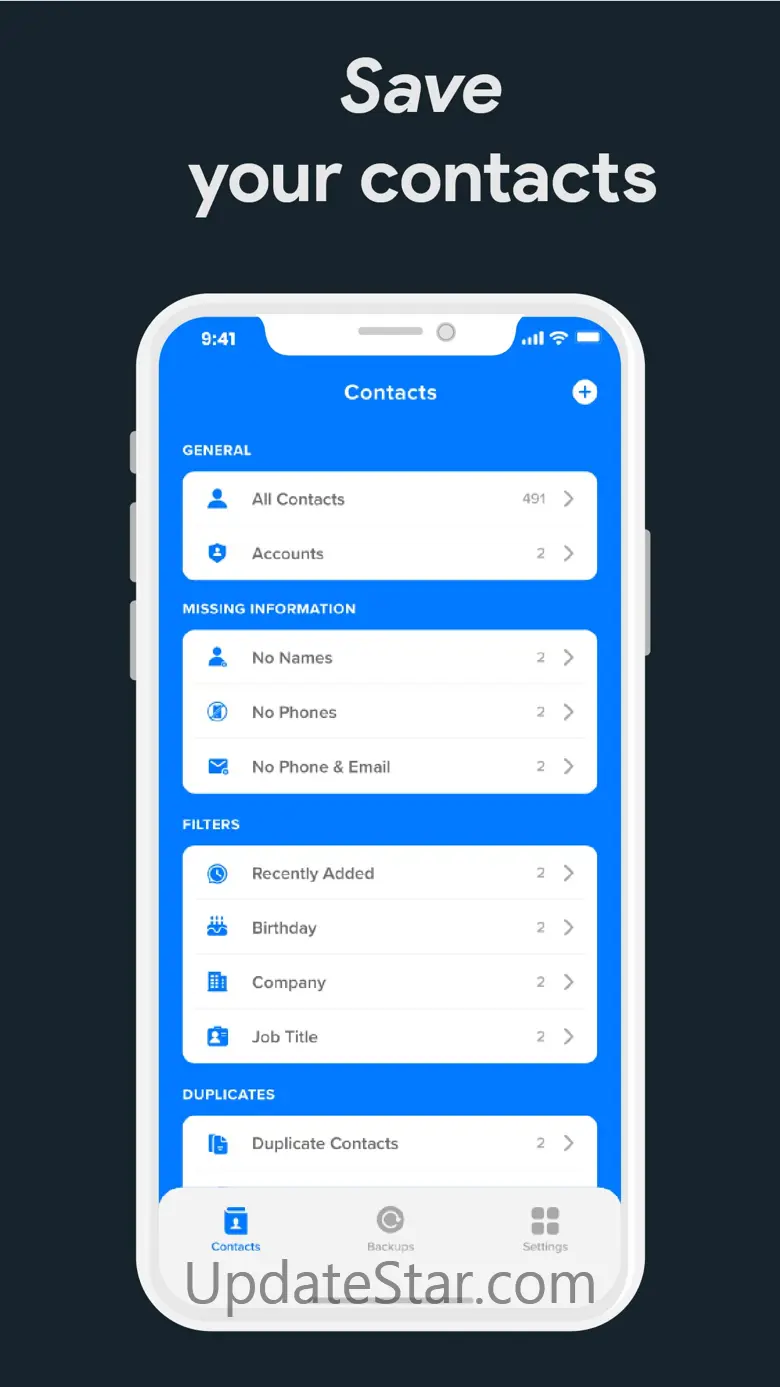 Contacts: Copy Data to Cloud 2.25