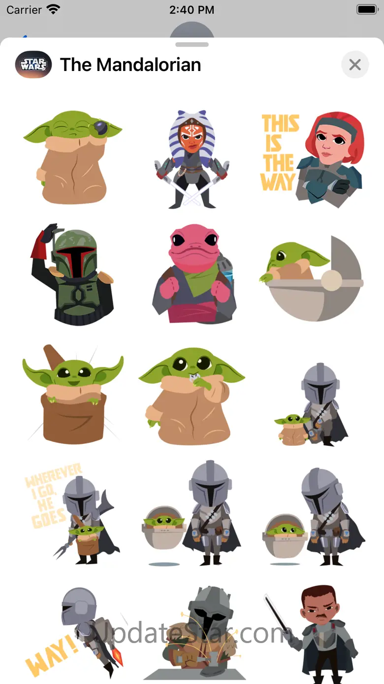 The Mandalorian Stickers 1.0.5