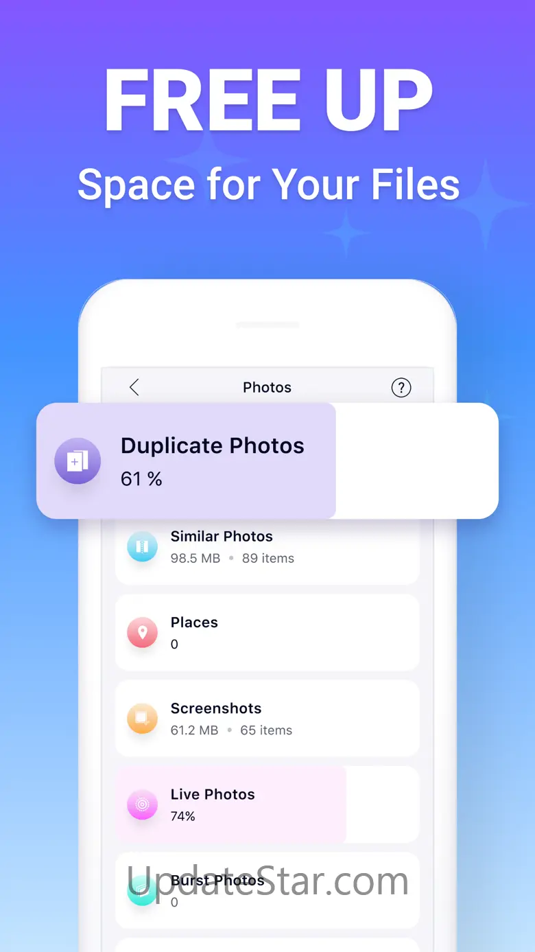 Delete duplicate photos - Wipe 1.9